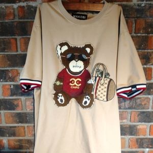 🐻 Mens Makobi El Chapo Teddy Bear Tee